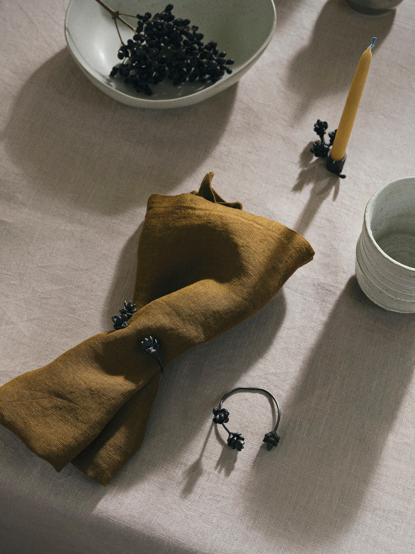 forest napkin rings set of 4
