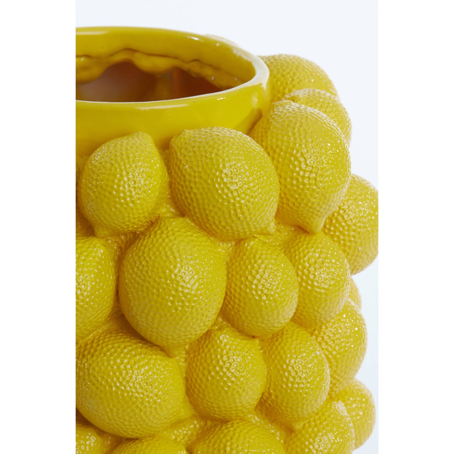 lemon vase yellow L