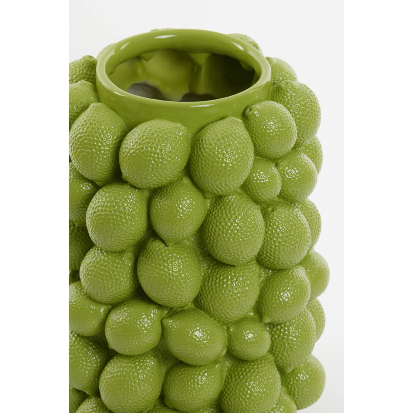 lemon vase green L