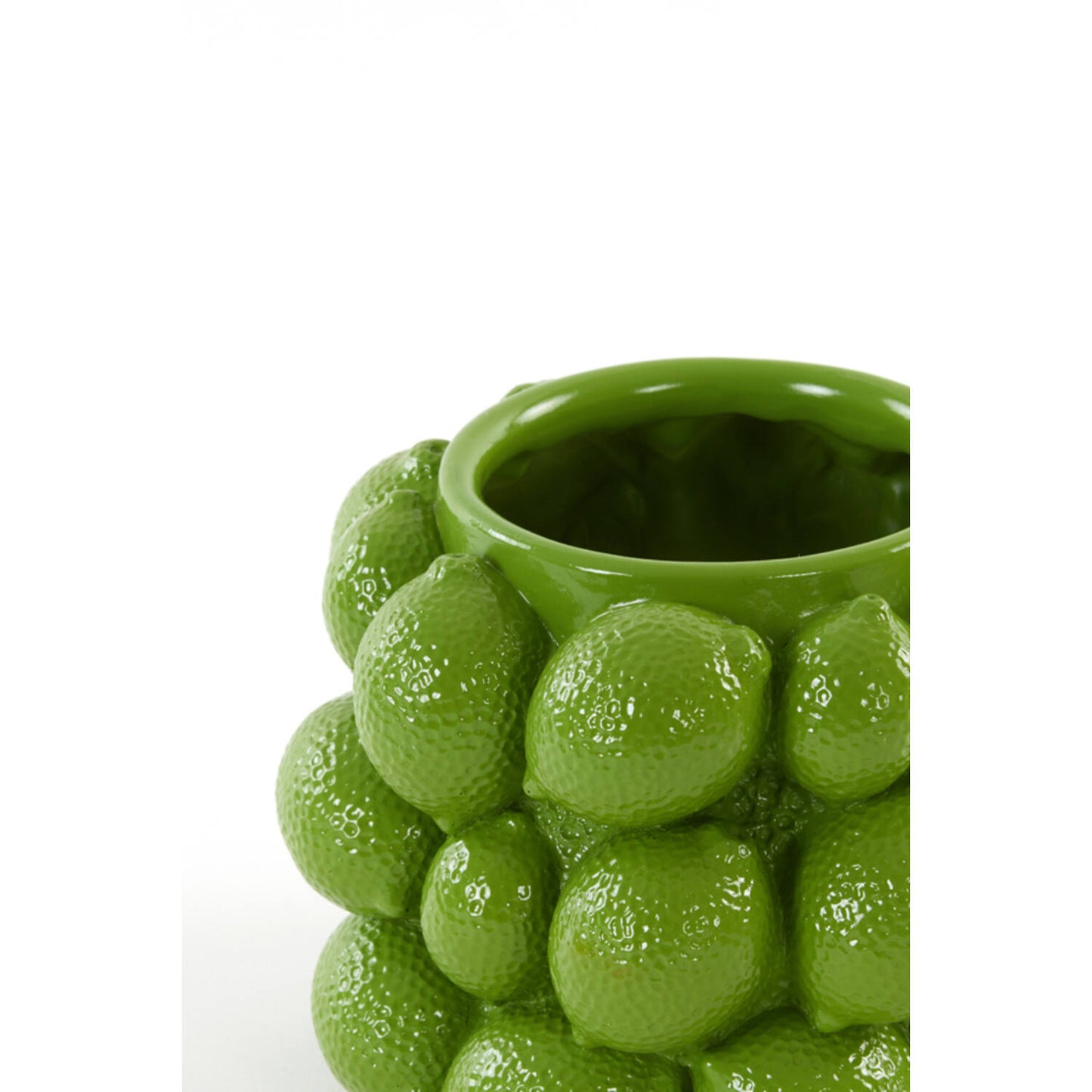 lemon vase green S