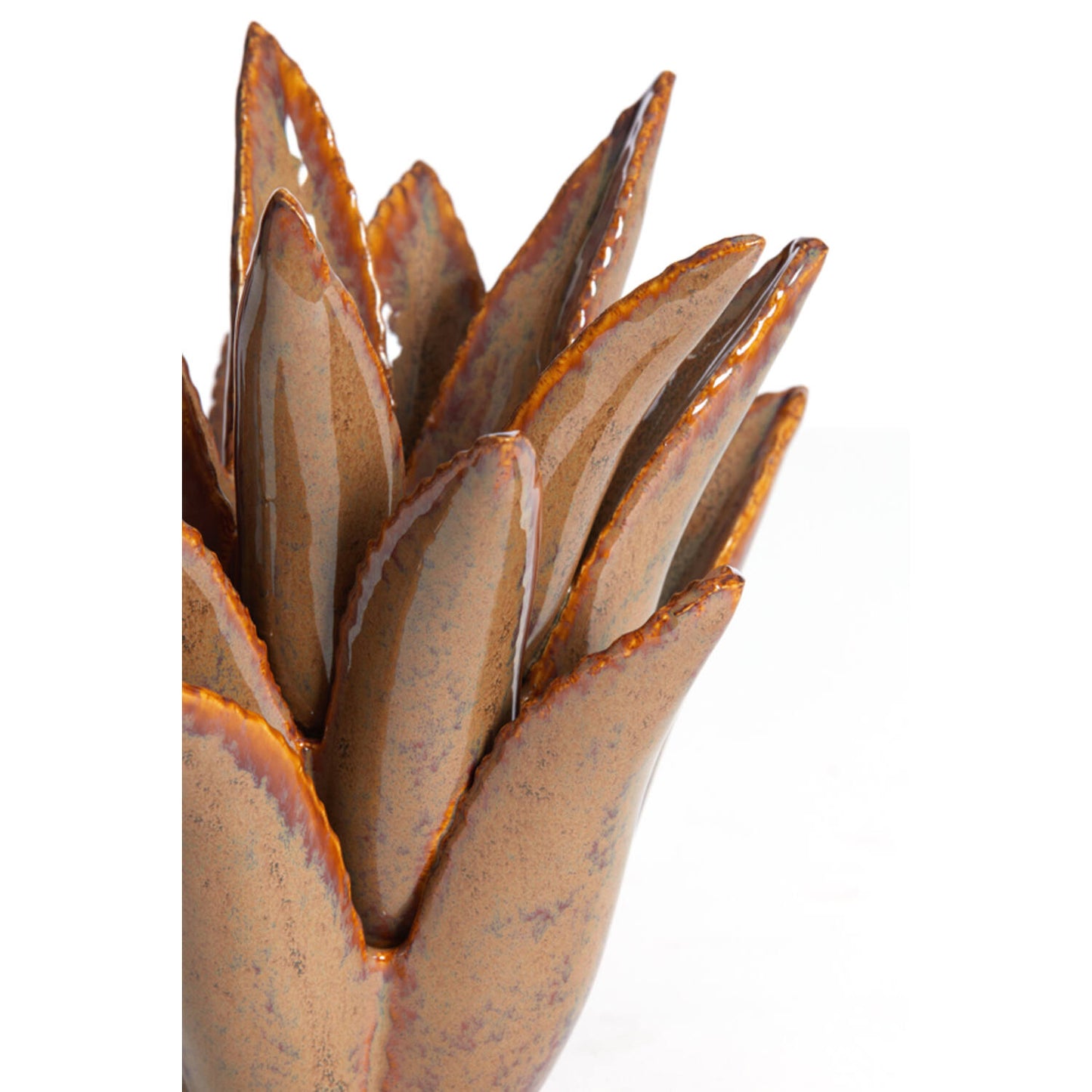 cactus theelight holder brown