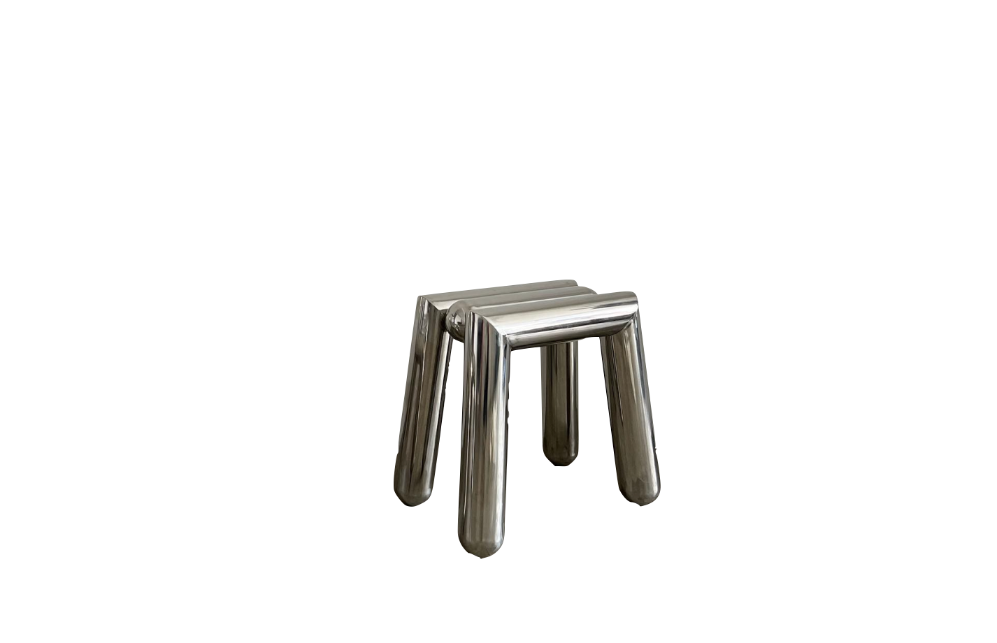 chrome stool