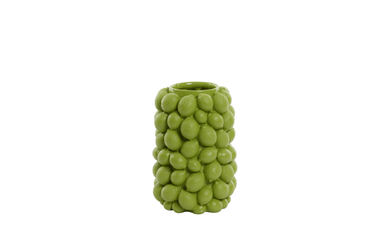 lemon vase green L