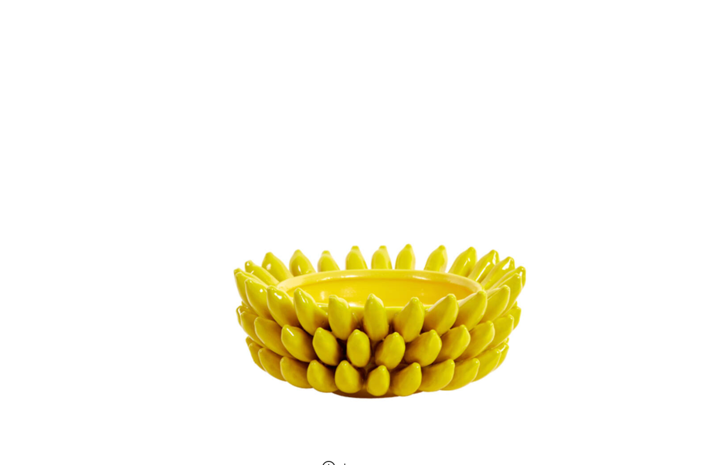 banana ceramic basket