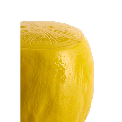lemon ceramic tabouret