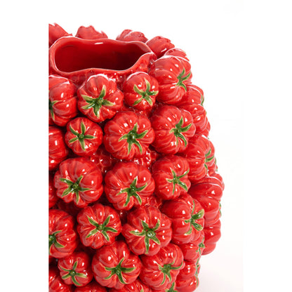 tomato ceramic vase l