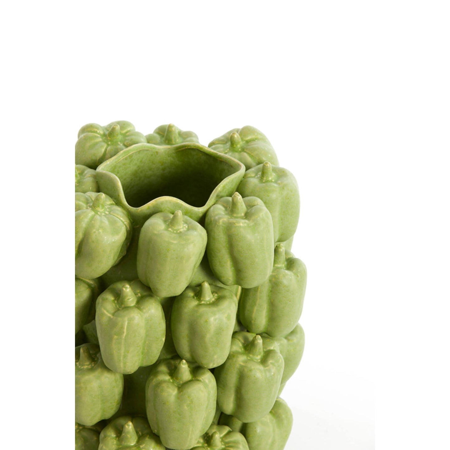 belpepper vase green m