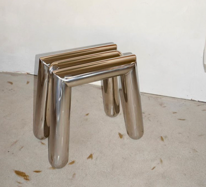 chrome stool