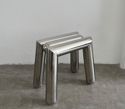 chrome stool