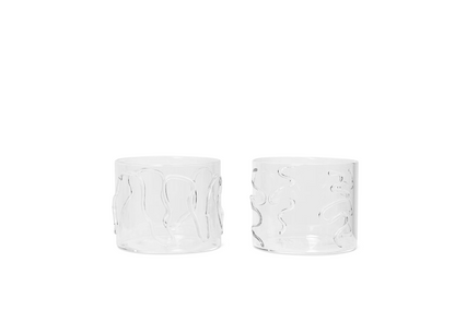 doodle glasses set of 2 s