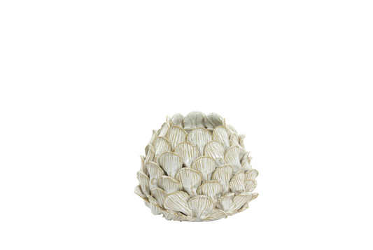 artichoke vase / theelight white