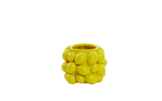 lemon vase yellow S