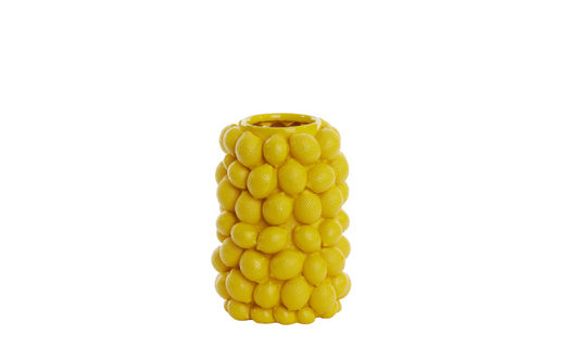 lemon vase yellow L