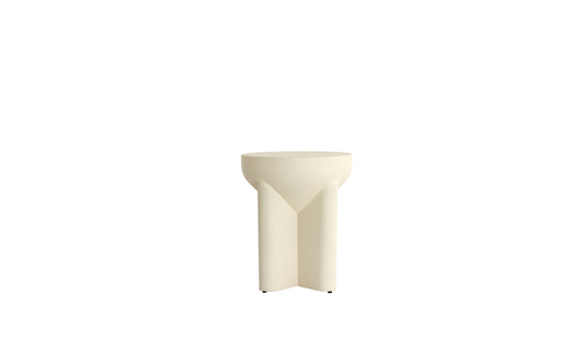 mikado side table - bedside table creme