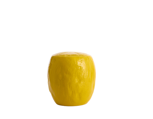 lemon ceramic tabouret