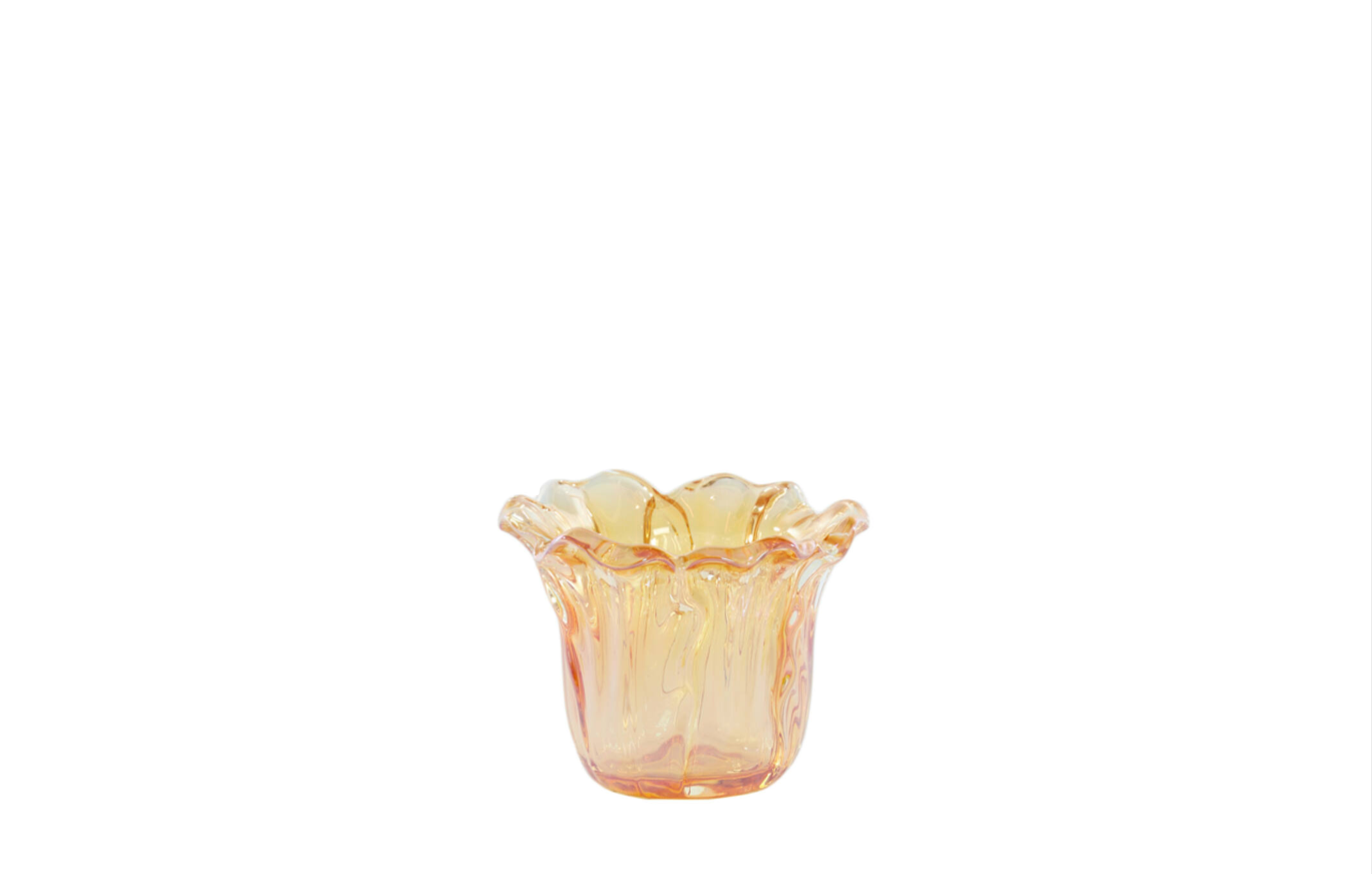 Flower tealight s orange